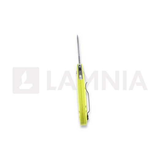 Benchmade Mini-Griptilian folding knife, hole, yellow 555HG-YEL