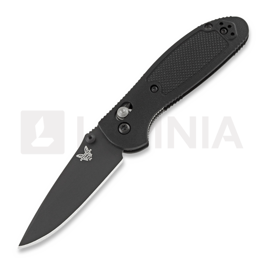 Skladací nôž Benchmade Mini Griptilian S30V, tlačidlo, čierna 556BK-S30V