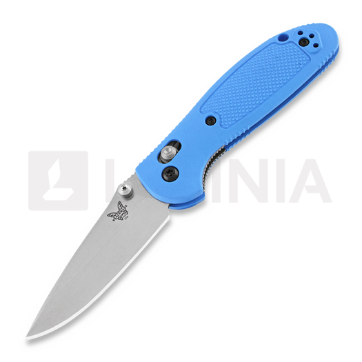 Benchmade Mini-Griptilian foldekniv, stud, blå 556-BLU-S30V
