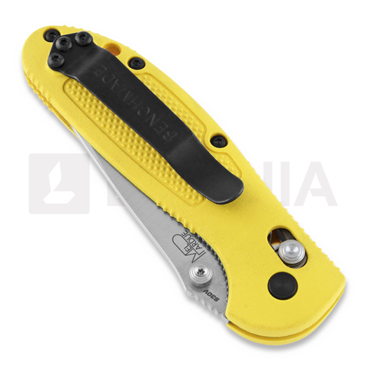 Coltello pieghevole Benchmade Mini-Griptilian, stud, giallo 556-YEL-S30V
