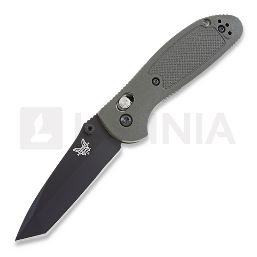 Benchmade Mini-Griptilian folding knife, tanto