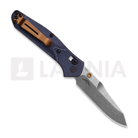 Benchmade Mini Osborne M390 sklopivi nož, Denim Micarta 945-04