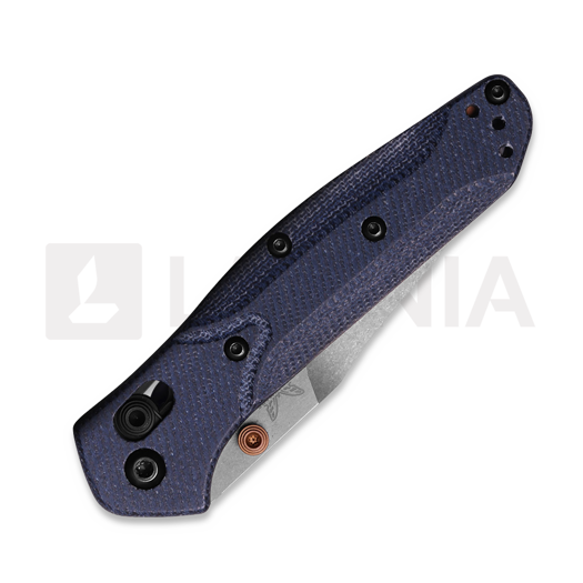 Benchmade Mini Osborne M390 sulankstomas peilis, Denim Micarta 945-04