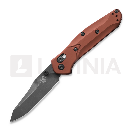 Benchmade Mini Osborne Magnacut DLC kääntöveitsi, burnt copper aluminum 945BK-03