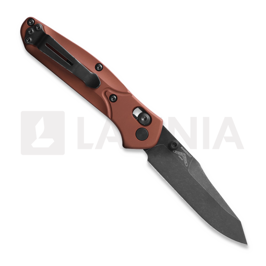 Benchmade Mini Osborne Magnacut DLC סכין מתקפלת, burnt copper aluminum 945BK-03