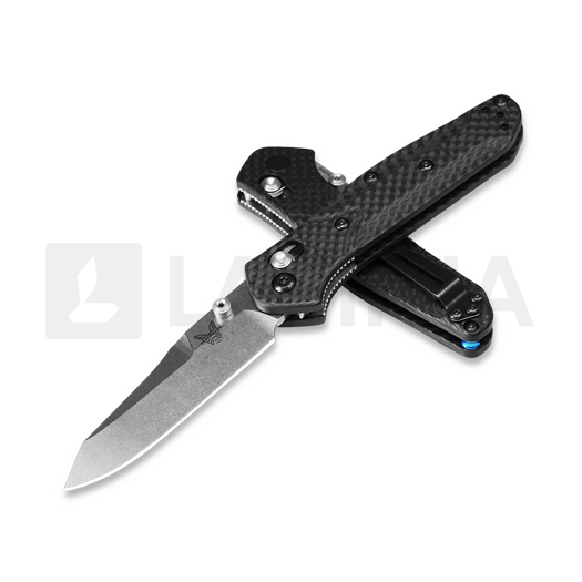 Benchmade Mini Osborne S90V Carbon Fiber sulankstomas peilis 945-2