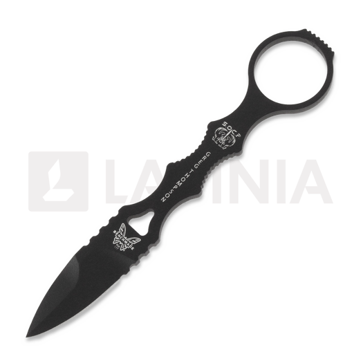 Ніж Benchmade Mini SOCP Spear Point, чорний 177BK