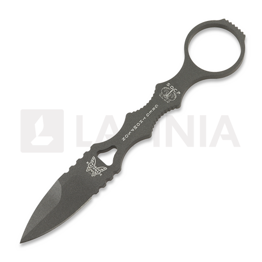 Ніж Benchmade Mini SOCP Spear Point, сірий 177GY