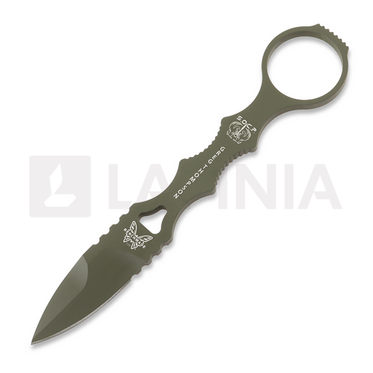 Nóż Benchmade Mini SOCP Spear Point, oliwkowa 177GN