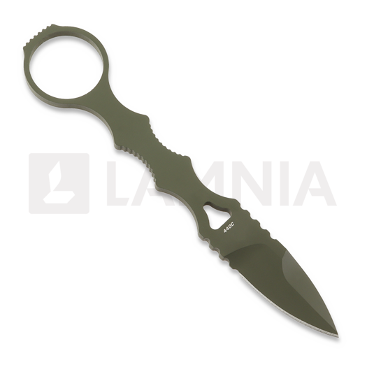 Faca Benchmade Mini SOCP Spear Point, verde oliva 177GN
