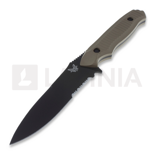 Nóż Benchmade Nimravus, tan, ząbkowane ostrze 140SBKSN