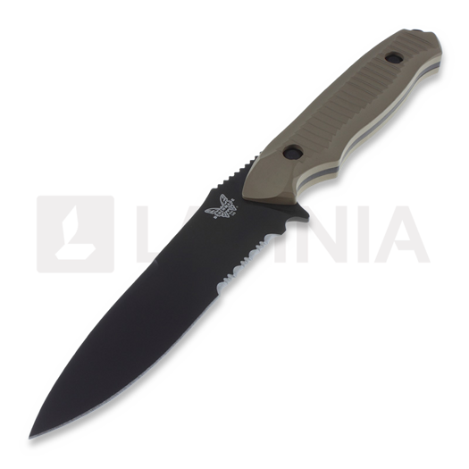 Benchmade Nimravus knife, tan, combo edge 140SBKSN