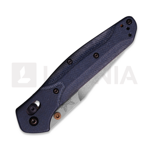 Benchmade Osborne M390 Denim Micarta sulankstomas peilis 940-04