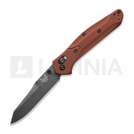 Benchmade Osborne Magnacut DLC folding knife, burnt copper aluminum 940BK-03