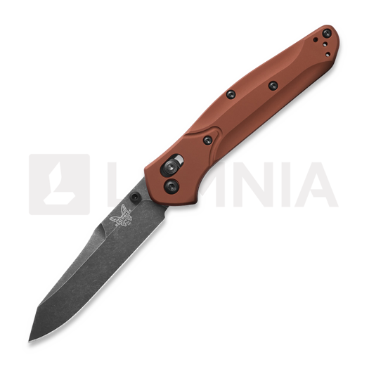 Benchmade Osborne Magnacut DLC 折り畳みナイフ, burnt copper aluminum 940BK-03