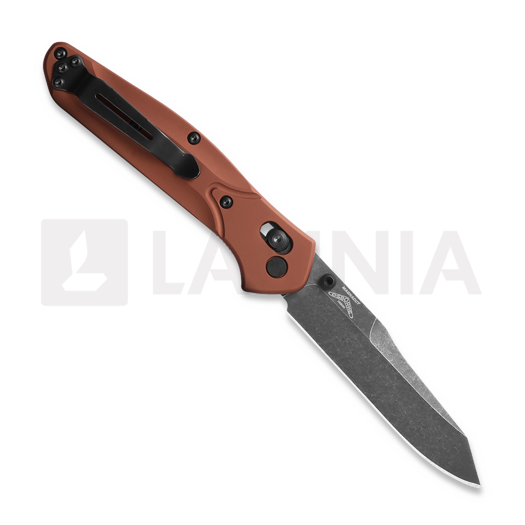Couteau pliant Benchmade Osborne Magnacut DLC, burnt copper aluminum 940BK-03