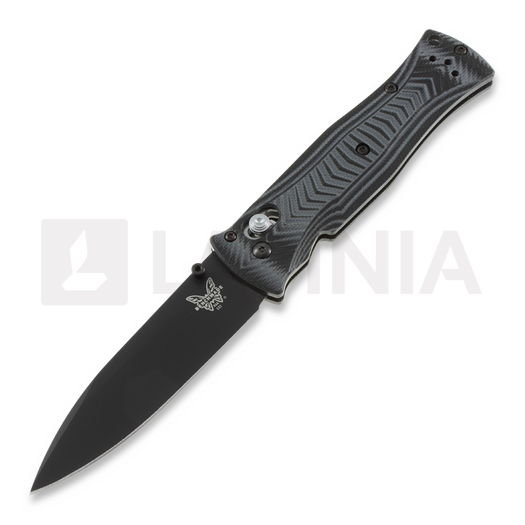 Benchmade Pardue Drop Point vouwmes, zwart 531BK