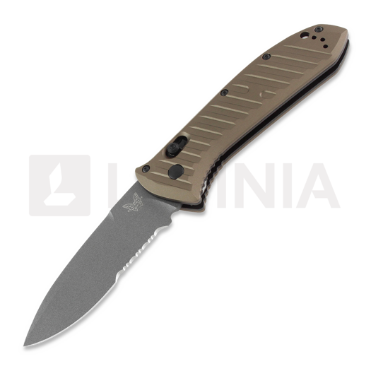 Benchmade Auto Presidio II CPM M4 foldekniv, burnt bronze aluminum 5700SGY-1