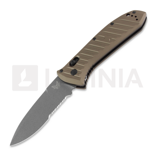 Saliekams nazis Benchmade Auto Presidio II CPM M4, burnt bronze aluminum 5700SGY-1