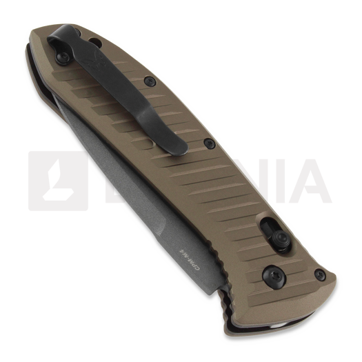 Coltello pieghevole Benchmade Auto Presidio II CPM M4, burnt bronze aluminum 5700SGY-1