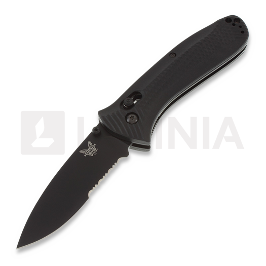 Benchmade Presidio Ultra folding knife, black, combo edge 522SBK