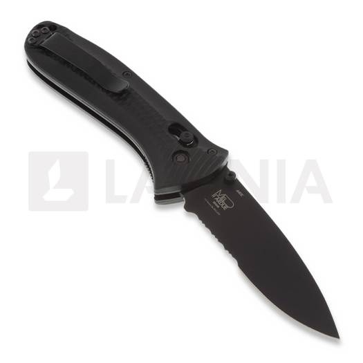 Coltello pieghevole Benchmade Presidio Ultra, nero, dentatura lama 522SBK