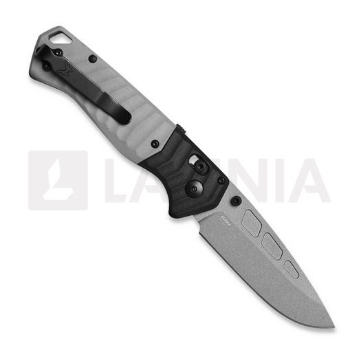 Benchmade PSK Elmax Gray Cerakote sulankstomas peilis, storm grey grivory 593GY-02
