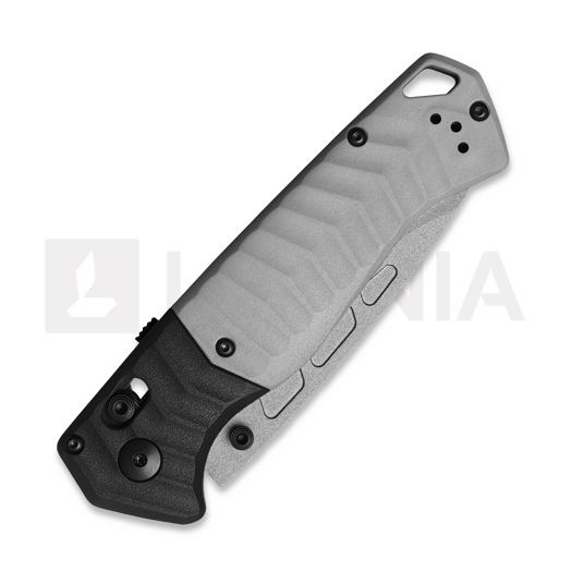 Benchmade PSK Elmax Gray Cerakote sulankstomas peilis, storm grey grivory 593GY-02