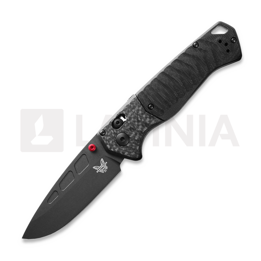 Nóż składany Benchmade PSK Magnacut Black Cerakote, Carbon Fiber with G10 593BK-01