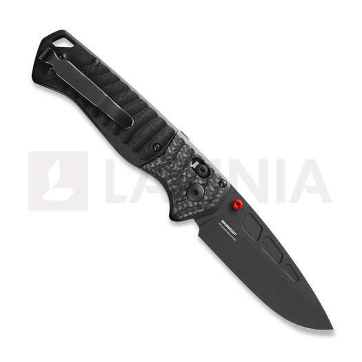 Coltello pieghevole Benchmade PSK Magnacut Black Cerakote, Carbon Fiber with G10 593BK-01