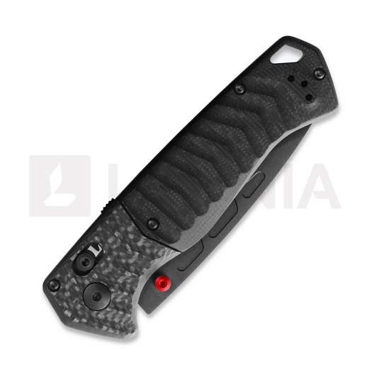 Coltello pieghevole Benchmade PSK Magnacut Black Cerakote, Carbon Fiber with G10 593BK-01