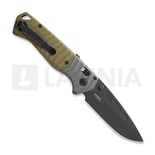 Couteau pliant Benchmade PSK Magnacut Cobal Cerakote, od green G10 593BK