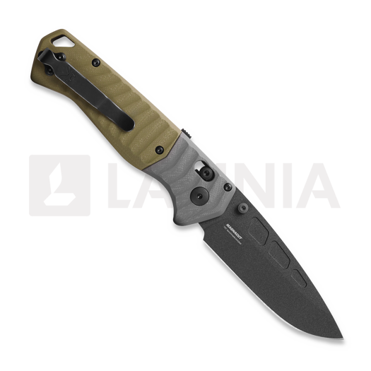 Benchmade PSK Magnacut Cobal Cerakote sulankstomas peilis, od green G10 593BK