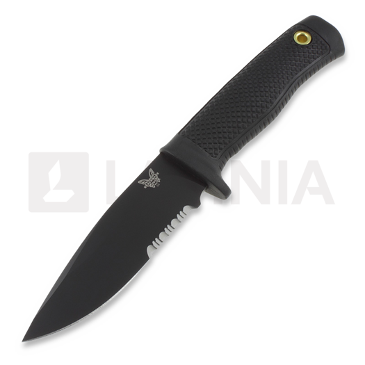 Nôž Benchmade Rant Drop Point, čierna, zúbkovaný 515SBK