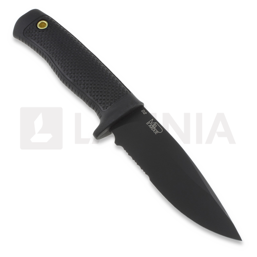 Coltello Benchmade Rant Drop Point, nero, dentatura lama 515SBK