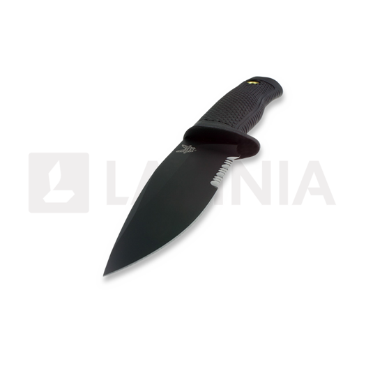 Benchmade Rant Drop Point kniv, sort, savtakket 515SBK