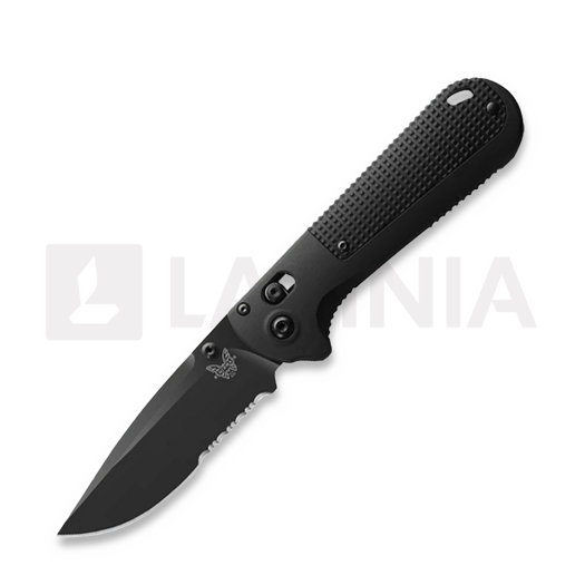 Benchmade Redoubt sklopivi nož, crna, izrezuckan rub 430SBK-02