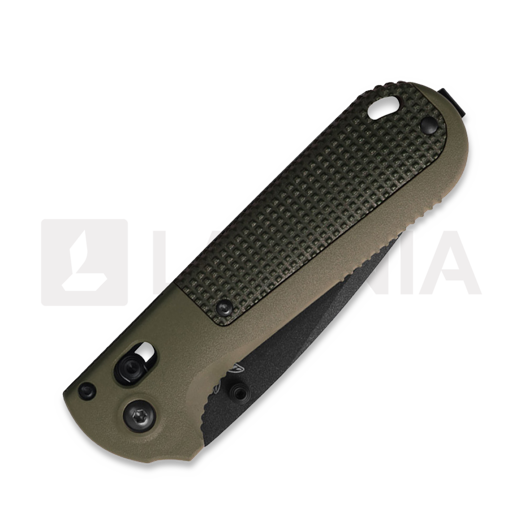 Benchmade Redoubt foldekniv, ranger green, savtakket 431SBK-1