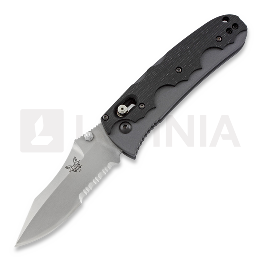 Nóż składany Benchmade Resistor 420S, ząbkowane ostrze C377000421