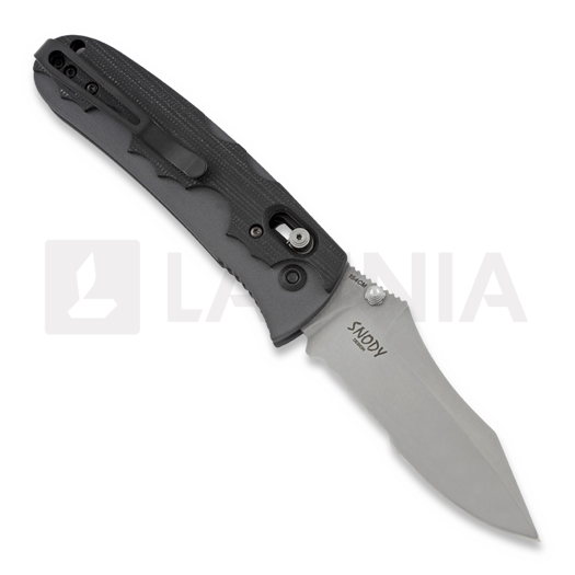 Benchmade Resistor 420S sulankstomas peilis, dantytas C377000421