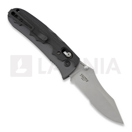 Coltello pieghevole Benchmade Resistor 420S, dentatura lama C377000421