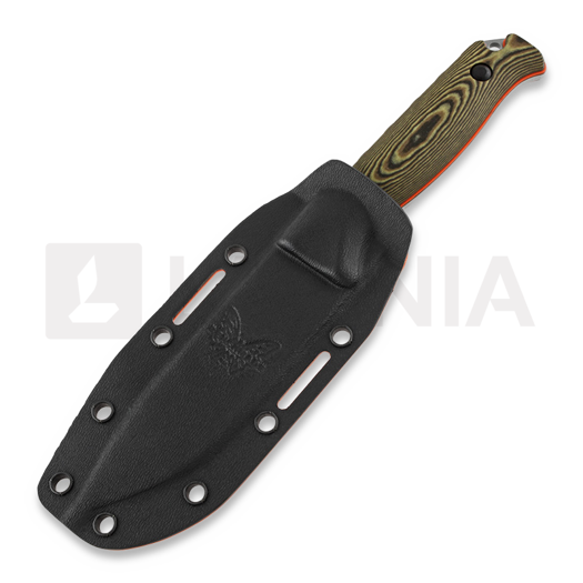 Benchmade Saddle Mountain Skinner S90V 猎刀, richlite 15002-1