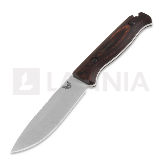มีดล่าสัตว์ Benchmade Saddle Mountain Skinner, stabilized wood 15002