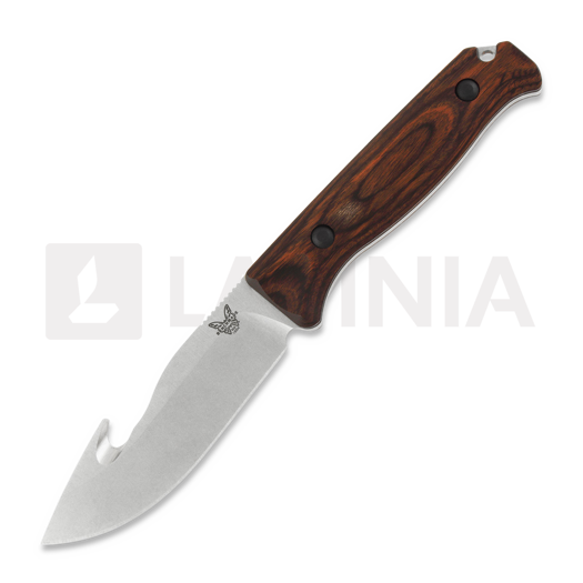 Мисливський ніж Benchmade Saddle Mountain Skinner with Hook, wood 15004
