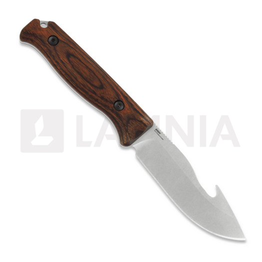 Benchmade Saddle Mountain Skinner with Hook medžioklės peilis, wood 15004