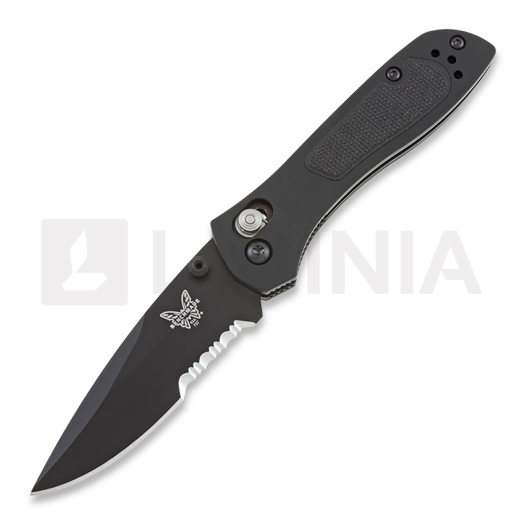 Benchmade Sequel vouwmes, zwart, gezaagd 707SBK