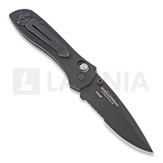 Benchmade Sequel sulankstomas peilis, juoda, dantytas 707SBK