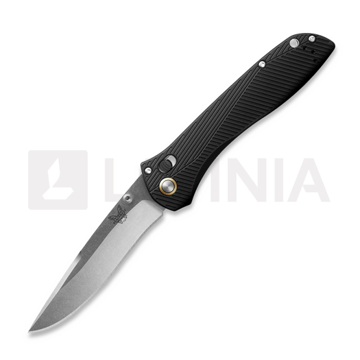 Benchmade Seven Ten M390 Satin sklopivi nož, black aluminum 710-25
