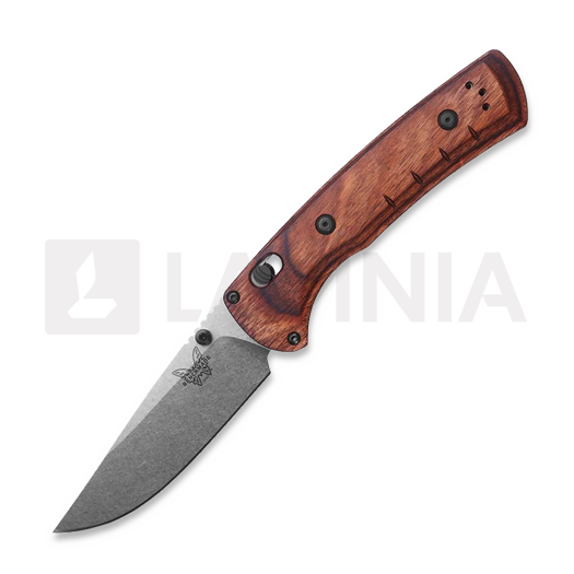 Benchmade SlipRidge sulankstomas peilis, wooden handle 15090
