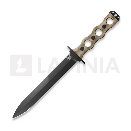 Benchmade SOCP Fixed Blade ナイフ, tan 185BK-1